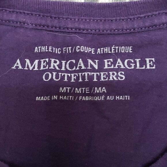 AEO LONG-SLEEVE PURPLE GRAPHIC T-SHIRT - Picture 3 of 5